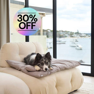 Cotton Lounger - Stone Grey