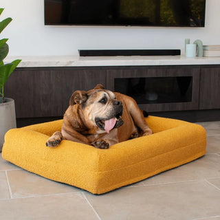 Cover Boucle Mustard Cover: Bouclé