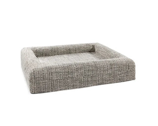 Black and White Speckle Boucle Orthopaedic Dog Bed 