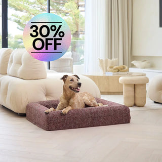 Cover Boucle Speckle Red Cover: Bouclé