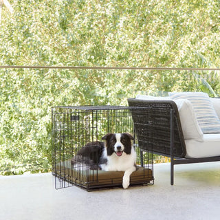 Crate Mat Quick Cover - Cotton Fitted Sheet Khaki Crate Quick Cover: Cotton Sheet