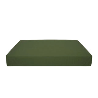Crate Mat Cotton Fitted Sheet Quick Cover in Khaki Green