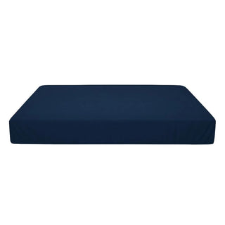 Crate Mat Cotton Fitted Sheet Quick Cover in Navy Blue