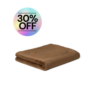 Faux Fur Lounger Cover - Chocolate