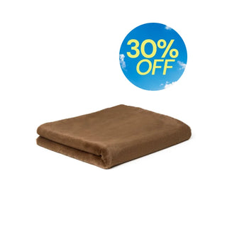 Faux Fur Lounger Cover - Chocolate