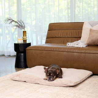 Faux Fur Lounger - Pearl