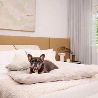 Faux Fur Lounger - Pearl