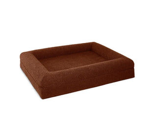 Memory Foam Dog Bed - Boucle Cocoa Bouclé