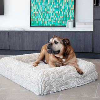 Memory Foam Dog Bed Noodle Ivory Noodle