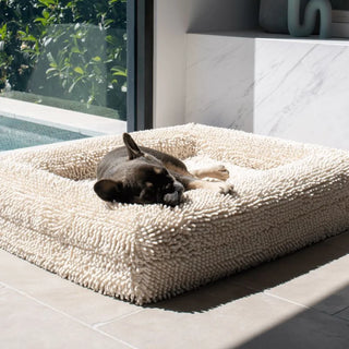 Memory Foam Dog Bed Noodle Ivory Noodle