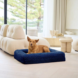 Memory Foam Dog Bed Noodle Midnight Blue Noodle