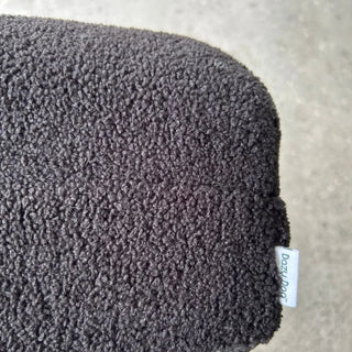 Memory Foam Dog Bed - Polar Fleece Black Polar Fleece