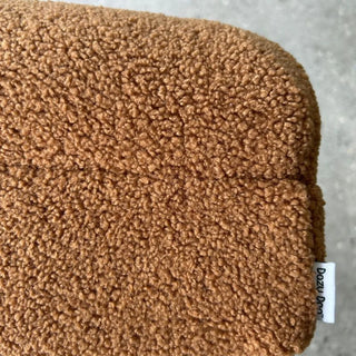 Memory Foam Dog Bed - Polar Fleece Golden Brown Polar Fleece