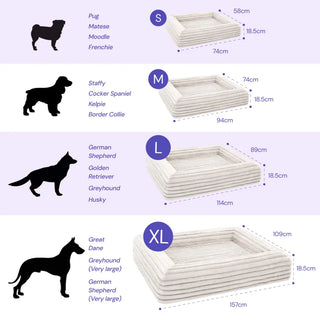 Memory Foam Dog Bed - Puffer Bone - Puffer