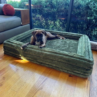 Memory Foam Dog Bed - Puffer Fern Puffer