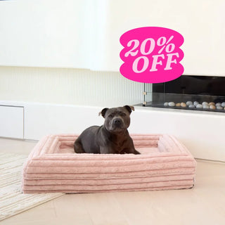 Memory Foam Dog Bed Puffer Rosewater Puffer