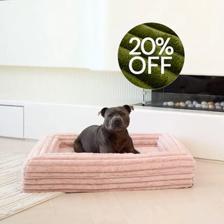 Memory Foam Dog Bed Puffer Rosewater Puffer