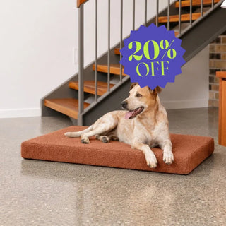 Orthopaedic Mattress - Bouclé Terracotta - Bouclé