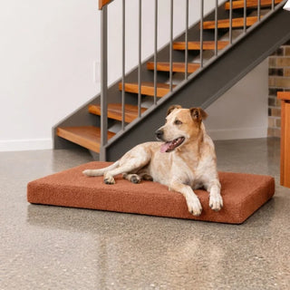 Orthopaedic Mattress - Bouclé Terracotta - Bouclé