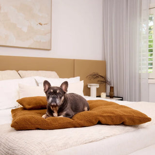 Polar Fleece Lounger Cover - Golden Brown