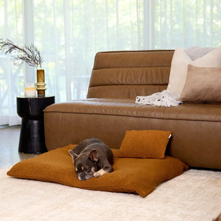 Polar Fleece Pillowcase - Golden Brown One Size