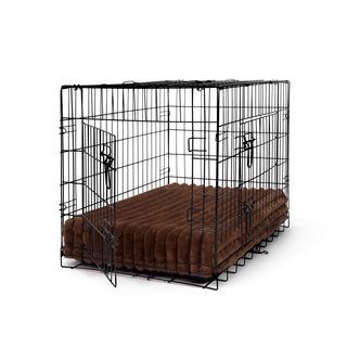 Puffer Brown Orthopaedic Crate Mat For Dogs