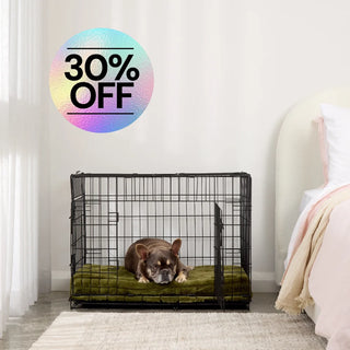 Puffer Green Orthopaedic Crate Mat For Dogs