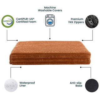 Puffer Crate Mat - Nutmeg Puffer