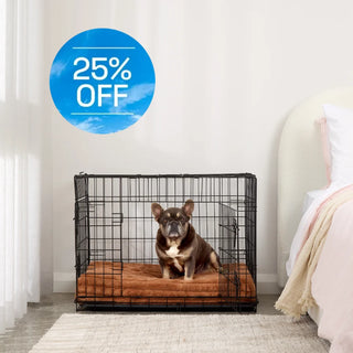 Puffer Brown Orthopaedic Crate Mat For Dogs