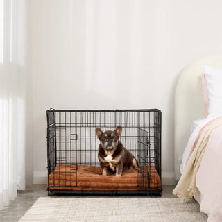 Puffer Brown Orthopaedic Crate Mat For Dogs