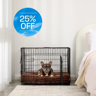 Puffer Brown Orthopaedic Crate Mat For Dogs