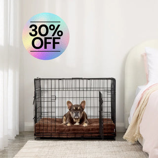 Puffer Brown Orthopaedic Crate Mat For Dogs