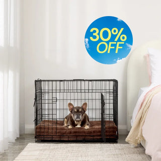 Puffer Brown Orthopaedic Crate Mat For Dogs