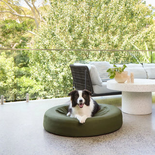 Round Quick Cover - Cotton Fitted Sheet Khaki Round Quick Cover: Cotton Sheet