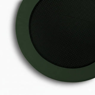 Round Bed Cotton Fitted Sheet Quick Cover Elasticated Base in Khaki Green