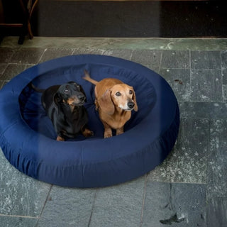 Round Quick Cover - Cotton Fitted Sheet Navy Round Quick Cover: Cotton Sheet