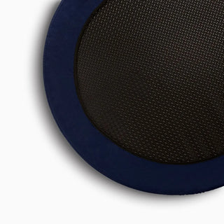 Round Bed Cotton Fitted Sheet Quick Cover Elasticated Base in Navy Blue